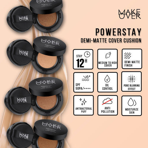 Cover Cushion Make Over Powerstay DemiMatte 15 g Lazada Indonesia