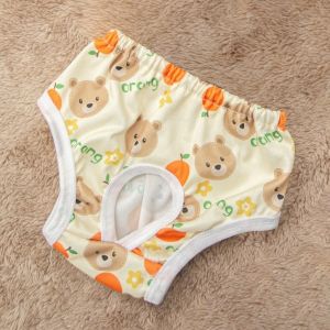DGFDF Cartoon Print Pet Physiological Pants Adjustable Breathable Washable Dog Diapers Practical Comfortable Pet Protective Pants Dogs in Heat