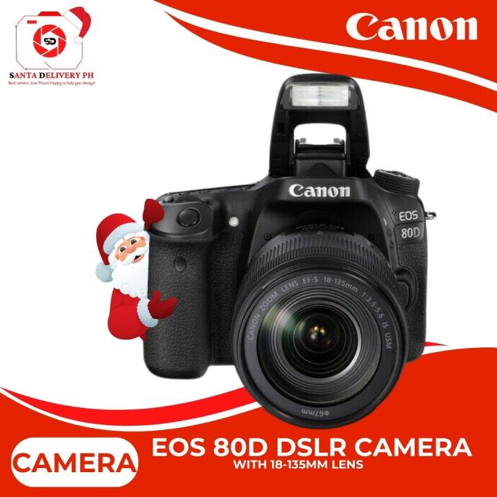 Canon EOS 80D DSLR Camera with 18-135mm Lens Aps-C Cmos