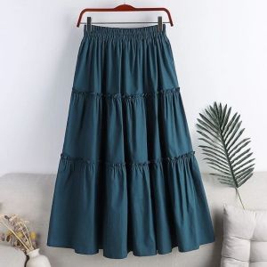Bawahan Simple Panjang Rok Panjang Wanita Terbaru Wanita Kekinian Korean Style MIZUNI SKIRT TOYOBO