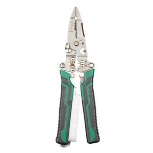 เครื่องมือยึดคีมปลอกสายอเนกประสงค์พร้อมคีมตัดเครื่องทดสอบแรงดันไฟฟ้าคีมตัดสายไฟสำหรับงานกราม