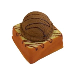 Cute Kawaii Toast Bread Squishy Soft Silicone Stress Relief Squeeze Toy Slow Rebound Fidget Sensory Toy Gift for Kids Adults Desk Decor