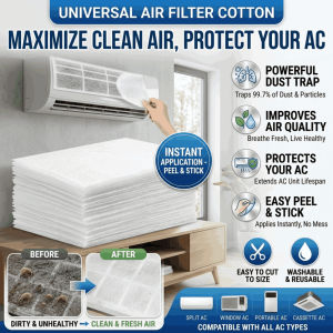 Home Air Purification Filter Pad Air Vent Dust Filter Paper Tool Cotton Universal Anti-Dust Dust Cotton Filter Cuttable
