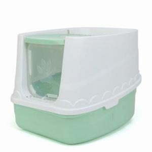 ODOR CONTROL CAT LITTER BOX CAT TOILET BEKAS PASIR KUCING TERTUTUP 关闭式猫砂盆