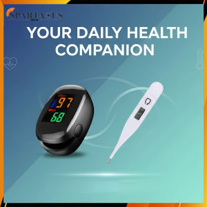 Bundle Fingertip Pulse Oximeter Portable (SMH-01) And Digital Thermometer with Beeper