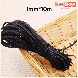 10m Leather Line Waxed Cord Thread String Strap Necklace Rope For Making DIY Bracelet Supplie