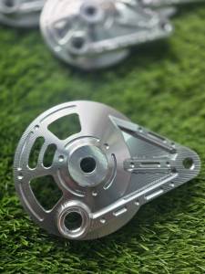 ฝาดั้มหลัง CNC ฝาดรัมWAVE (เวฟ125/110i) DREAM (ดรีมชุปเปอร์คัพ) ฝาเบรคเจาะ(ฝาเล็ก)