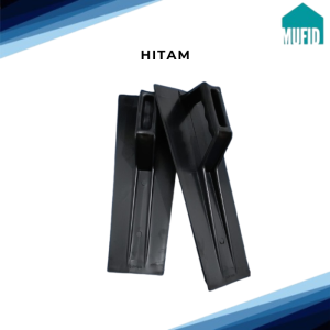 Raskam Plastik Roskam Pvc Hitam Putih