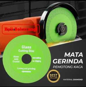 BISA COD PROMO Mata Gerinda Cakram Pemotong Kaca Glass Cutting Disk 100mm