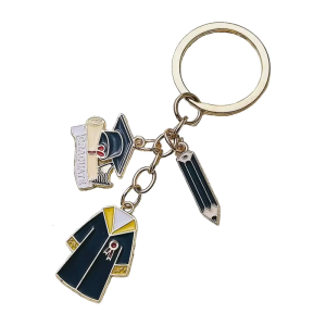 Tốt Nghiệp Theo Chủ Đề Móc Chìa Khóa Cử Nhân Đồng Phục Keychain móc khóa kim loại Cho Ba Lô Và Ví Trang Trí Sinh Viên Quà Tặng