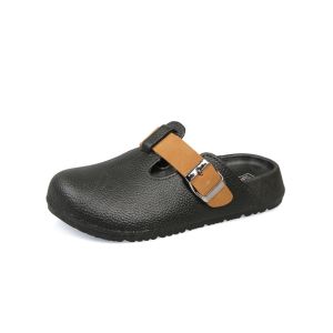 YOTO Sandals For Women Casual With An Adjustable Bukle Lightweight  Flat Rubber Shoes.