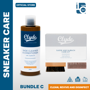 Bundle C (Clyde Shoe Cleaner Refill + Clyde Suede and Nubuck Care Kit)