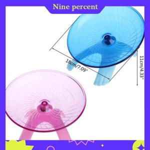 Nine percent Đĩa chạy Bộ đĩa bay đồ chơi bánh xe tập thể dục cho chuột Chuột Hamster thú cưng 18cm