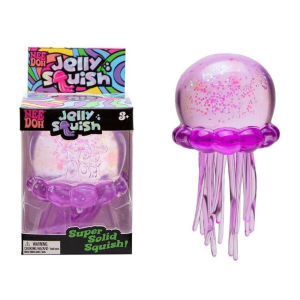Slow Rebound Squishy Toy Jellyfish Stress Relief Fidget Sensory Squeeze Toy Hand Exercise