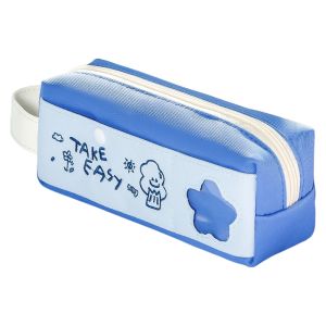 TWCEJE168 Plaid Star Dots Pencil Case Y2k Print Korean Style Pencil Pouch Cosmetic Brush Bag Stationery Cloth Stationery Bag Stationery Supplies