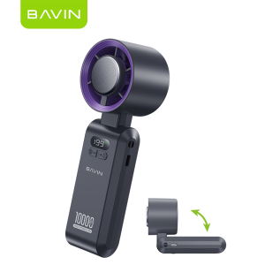 (New-Year Deals) BAVIN BF004 Mini Foldable Turbo Refrigeration Cooling Handheld Portable Fan