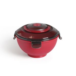 CSQ63 Leak-Proof Dormitory Instant Noodle Bowl Sealed with Dome Lid Lunch Box Household Folding Handle Ramen Bowl Student