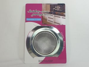 Miếng/chén chén inox lọc rác 115mm lưới cao thông minh cho bồn rửa