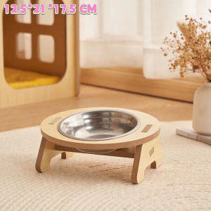 Clarence-LZ พร้อมส่ง ชามอาหารสัตว์ ชามอาหารแมว ชามอาหารหมา ปรับความสูงได้