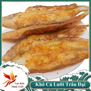 Khô Cá Lưỡi Trâu Siêu Lớn -vị ngọt thịt mềm và mùi thơm không thể cưỡng.(Cá Bơn Cá Lưỡi Bò) - Đặc Sản Minh Triết( 500g)
