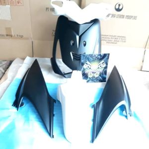 cover body alus honda beat karbu tahun 2010 2012 warna hitam doff putih doff