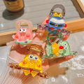 Aishg SpongeBob Squarepants Acetate kẹp tóc nữ dễ thương phong cách Đại học nhỏ phụ kiện tóc kẹp tóc Cá Mập tươi. 