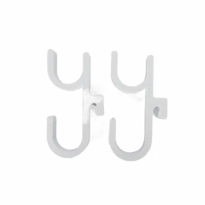 MAKERVY 2Pcs Single/Double Hook Car Umbrella Hooks Vertical Suspension No Drilling Car Umbrella Storage HookClip Anti-tilt Car Umbrella Holder Auto Accessories