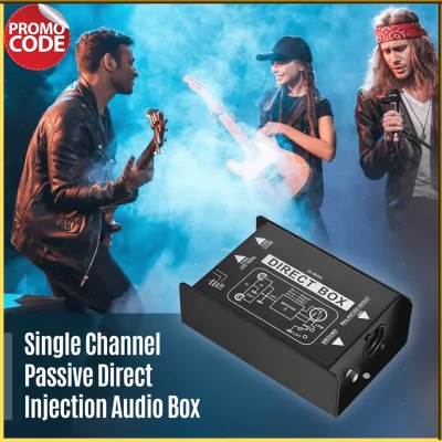 PROMO YOUHA Passive Direct Box Single Channel Injection Audio Box XLR TRS - DIBOX001 / UNTUK MIXER AUDIO / Direct Box Pasif AXL Audion DB02 DB-01VC Passive