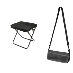 Portable Folding Stool Shoulder Bag Design Lightweight Outdoor Canvas Chair