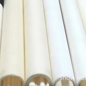 Hanson8 1pcs 0.6mm To 20mm Alumina Ceramic Tube Hollow Insulating Hollow Rod Thermocouple Protection Tube 100mm Length Q8H3K
