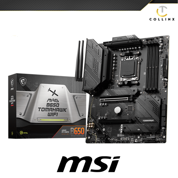 Motherboard Ryzen 6000 X570 MSI MAG B650 TOMAHAWK WIFI