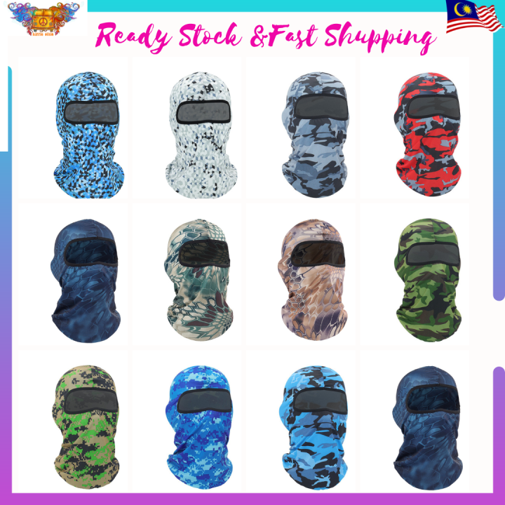 Full Face Mask Topeng Muka Ninja - Riding Motorcycle Full Face Cover