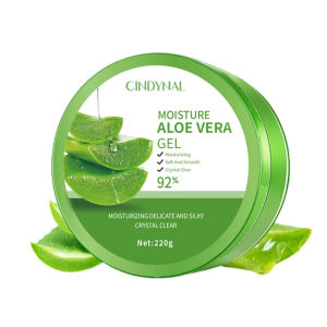 CINDYNAL Aloe Vera Soothing Gel 220ml – Gel Pelembap Wajah & Tubuh Membantu Menjaga Kulit Tetap Lembap & Glowing