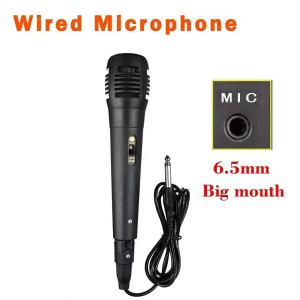 Karaoke Microphone Wired for PC Laptop Computer TV 🎤 Dynamic Vocal Mic with Stand for Recording Singing Online Class Gaming TikTok Live 🎤 Crystal Clear Sound & Noise Reduction