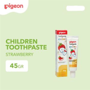 Pigeon Toothpaste Strawberry 45Gr - Pasta Gigi Bayi