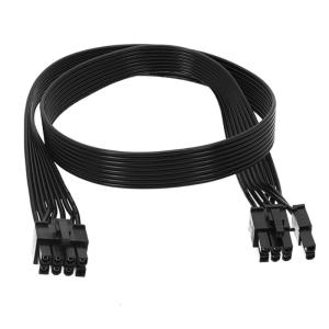 PCIe GPU 8Pin to 6+2Pin Power Adapter Cable PCIExpress 8pin to Single/Two 6+2pins Modular Power Cord 18AWG Line
