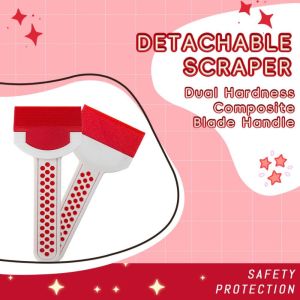 STVML ด้ามจับกันลื่น ช่างก่อสร้างพลาสติก น้ำหนักเบา ถอดออกได้ ที่ขูดปูนซีเมนต์ ทนทาน แบบพกพา จอบกำจัดซีลแลนท์ แก้ว