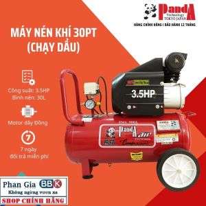 Máy nén khí PANDA 50L - 3.5HP Chính hãng Chuyên dùng cho công trình Bảo hành máy 1 năm 100% Dây đồng