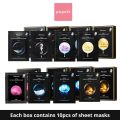 JM solution Active Series Face Sheet Mask, 10pcs (11 Types) - Golden Caviar/Pink Snail/Birds Nest/Jellyfish/Deluxe. 