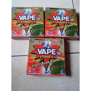 Vape obat nyamuk bakar jumbo premium (5 Pasang) x 2