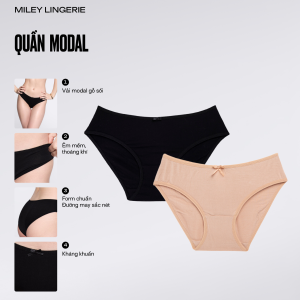 Combo 2 Quần Lót Nữ Modal Mềm Mịn Co Giãn MILEY LINGERIE