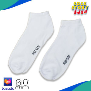 ถุงเท้าข้อสั้น ถุงเท้าทํางาน เนื้อผ้านิ่ม สวมใส่สบาย ใส่ได้ทั้งหญิงและชาย ขนาดฟรีไซส์