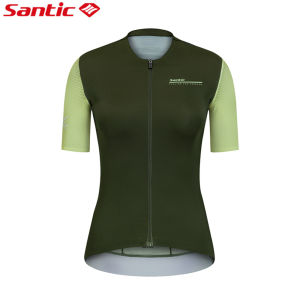 Santic Women Cycling Jersey Sun Protection Breathable Multi-color Professional Slim Fit Bicycle Bike Shirts Tops