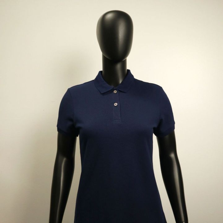 V::Room Navy Pique Polo