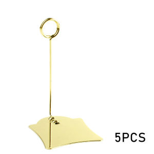 5PCS Metal Price Tag Label Clip Multi-Purpose Photo Clamp Menu Promo Holder For Retail Store