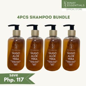 Kinay Essentials Gugo and Aloe Vera Anti Hairfall Nourishing Conditioner 4 PCS BUNDLE For Hairfall control