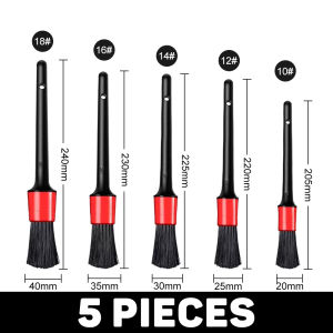 Car Detailing Brush Set Auto Brushes for Interior Dashboard Air Outlet Exterior Wheel Brush Car Cleaning Detailing Brush