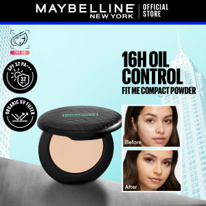 Maybelline Fit Me Compact Powder - Long lasting 16HR Oil Control SPF 32 PA+++ Natural Coverage