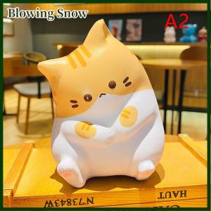 Blowing New Cat Stress Squishy Toy PU Slow Rising Squeeze Antistress Ball Cartoon Table Ornaments Squishy Stress Reliever Toys