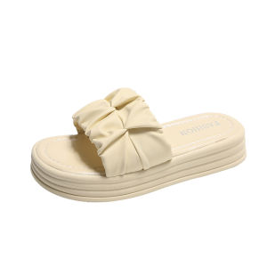 IELGY  slippers womens open toe solid color thick bottom non-slip wear-resistant soft comfortable sandals